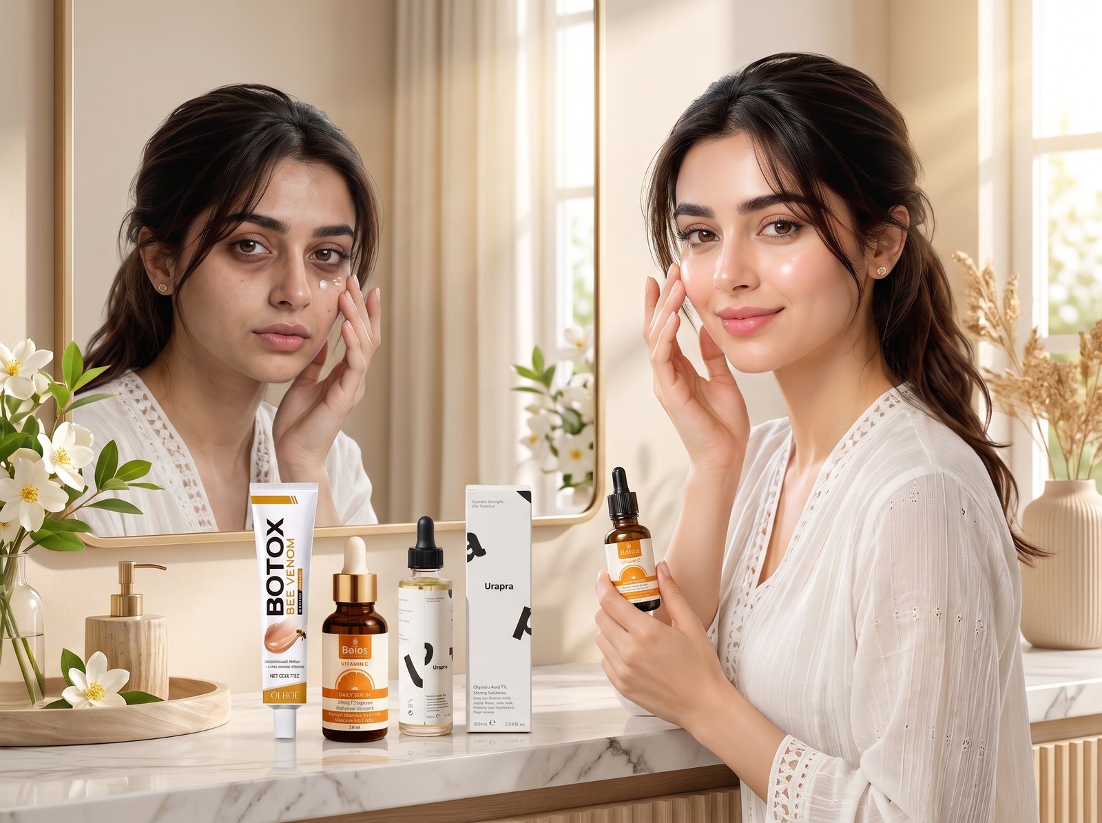 model applying eye cream 2k 202607260043