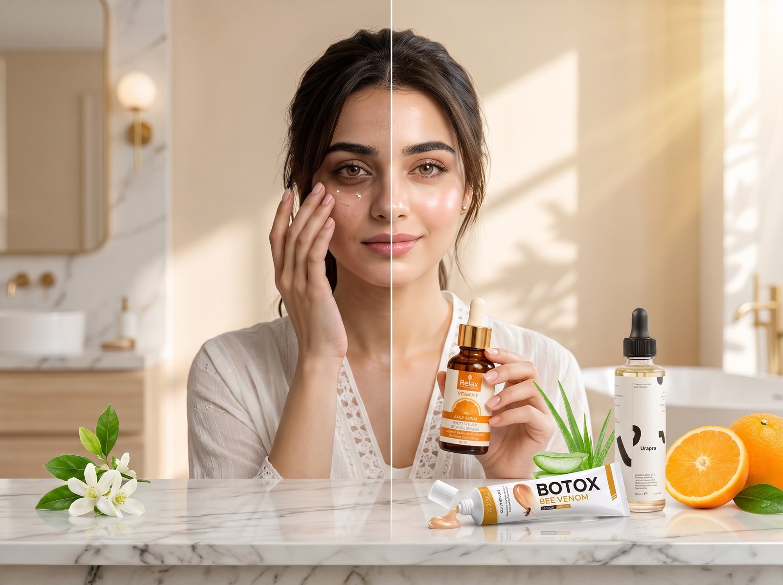 model applying eye cream 2k 202607260044